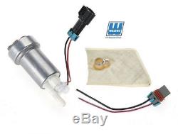 Walbro F90000274 In-Tank E85 Fuel Pump w 400-0085 Installation Kit 485LPH Racing