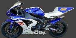 Yamaha R1 02-03 Full Race Fairing Kit Motogp Rossi 5pw + Fuel Tank