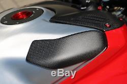 ZP112 CNC RACING Ducati Panigale V4 Carbon Fuel Tank Sliders